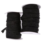 Maxbell 50 yard Roll Black Snap Tape Buttons Resin Buttons Invisible for Garment