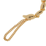 Maxbell Ladies Fashion Jewelry Individual Rhinestone Scorpion Shaped Gold Anklet