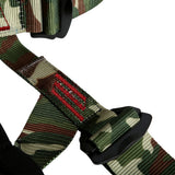 Maxbell Camouflage Half Body Rock Climbing Rappelling Safety Harness Equipment