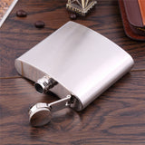 Maxbell Outdoor Durable Solid Compact Pocket 7oz/198ml Stainless Steel Hip Flask