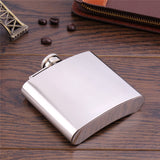 Maxbell Outdoor Durable Solid Compact Pocket 7oz/198ml Stainless Steel Hip Flask