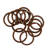Maxbell 28mm Keyrings Flat Split Rings Jump Rings Connectors Craft Findings Pack of 12Pcs