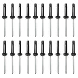 Maxbell 20 Pieces Aluminum Kayak Canoe Fishing Boat Tri-Grip Tri-Fold Rivets Mounting Tri Bulb Rivet