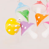 Maxbell 12pcs Resin Mushrooms Pendants