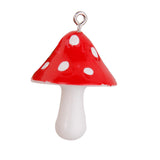 Maxbell 12pcs Resin Mushrooms Pendants