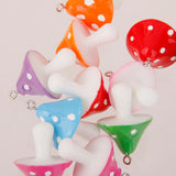 Maxbell 12pcs Resin Mushrooms Pendants