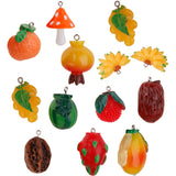 Maxbell 12pcs Resin Mushrooms Pendants