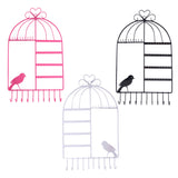 Maxbell Birdcage Jewelry Organizer Earrings Necklace Jewelry Organizer Pink