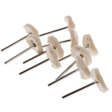 Maxbell Set Of 10PCS Polishing Buffing Brushes with 3mm Shank For Rotary Tool 3x25mm