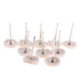 Maxbell Set Of 10PCS Polishing Buffing Brushes with 3mm Shank For Rotary Tool 3x25mm
