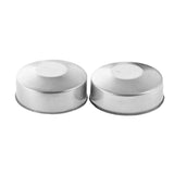 Maxbell 100 Pieces Aluminium Tea Light Empty Case Containers for Tealight Candles Making 5#