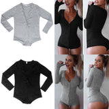 Maxbell Women Ladies Clubwear V Neck Playsuit Bodycon Jumpsuit Trousers Black S