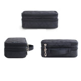 Maxbell Women Girls Travel Cosmetic Makeup Bag Toiletry Bag Black