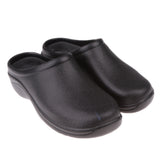 Maxbell Pair Of Men Women Slip Resistant Orthopedic Clogs Nurse Chef Strapless Shoes Black 39