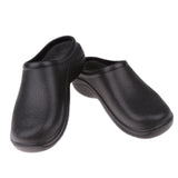 Maxbell Pair Of Men Women Slip Resistant Orthopedic Clogs Nurse Chef Strapless Shoes Black 39