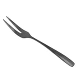 Maxbell Long Term Use Stainless Steel Cocktail Meal Dessert Cake Salad Fruit Split Spoon Wedding Party Banquet Supplies Home Kitchen Cutlery Black