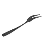 Maxbell Long Term Use Stainless Steel Cocktail Meal Dessert Cake Salad Fruit Split Spoon Wedding Party Banquet Supplies Home Kitchen Cutlery Black