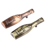 Maxbell Set Of Wine Bottle Shaped Drawing Knob With Mounting Screw Red Bronze