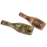 Maxbell Set Of Wine Bottle Shaped Drawing Knob With Mounting Screw Red Bronze