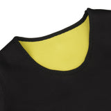 Maxbell Women Fashionable Neoprene Shapewear Calorie Off Fat Burner Shirt For Gym Fitness Exercise Black M