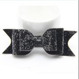 Maxbell Baby Girls Women Fashionable Bow Hair Clip Glitter Headwear Decor Hair Ornaments Black