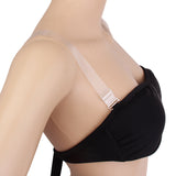 Maxbell Pair of Adjustable Frosted Clear Invisible Transparent Bra Strap for Women