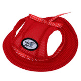 Maxbell Pet Dog Cat Kitten Princess Fashionable Adjustable Chin Strap Sun Protection Hat Cap Sunbonnet Pet Lovers Gift Red Size M