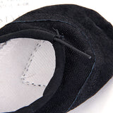 Maxbell Canvas Ballet Dance Shoes Slippers for Boys & Girls US Size 9 1/2# 6 1/6 Inch - Black