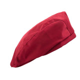 Maxbell Chef Hat Catering Baker Cook Duckbill Beret Golf Cap Wine Red