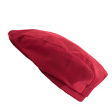 Maxbell Chef Hat Catering Baker Cook Duckbill Beret Golf Cap Wine Red