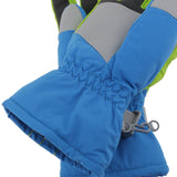 Maxbell 1 Pair Anti-Slip Windproof Waterproof Warm Thermal Keep Snowboarding Skiing Outdoor Sports Gloves for Men Women XL Blue