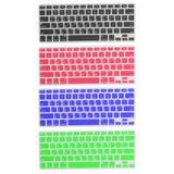 Maxbell Korean / English Silicone Keyboard SKin Cover Guard Film Protector for Macbook Pro 13'' 15'' Black