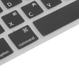 Maxbell Korean / English Silicone Keyboard SKin Cover Guard Film Protector for Macbook Pro 13'' 15'' Black