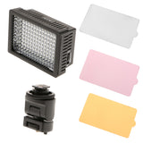 Maxbell Rechargeable Filling 126-LED Video Light on Universal DSLR Camera Flash Lamp