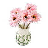 Maxbell Realistic Stimulation Silk African Daisy Perfect For Wedding Bouquet Posy Table Arrangement Home Decoration Light Pink