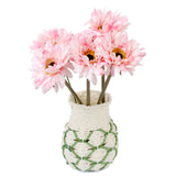 Maxbell Realistic Stimulation Silk African Daisy Perfect For Wedding Bouquet Posy Table Arrangement Home Decoration Light Pink