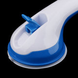 Maxbell Easy Installation Bathroom Shower Support Tub Grip Suction Cup Safety Grab Bar Handrail Handle Disability Aid Blue