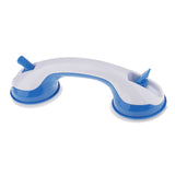 Maxbell Easy Installation Bathroom Shower Support Tub Grip Suction Cup Safety Grab Bar Handrail Handle Disability Aid Blue