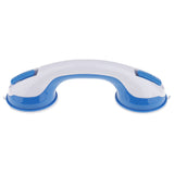 Maxbell Easy Installation Bathroom Shower Support Tub Grip Suction Cup Safety Grab Bar Handrail Handle Disability Aid Blue