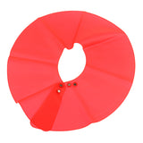 Maxbell Soft Lightweight Waterproof Hair Cape Shawl Barber Salon Equipment Beauty Supplies Cosmetic Tool Red 15x13.8 inch