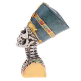 Maxbell 2.56'' Ancient Egyptian Skeleton Sculpture Resin Skull Figurine Statue for Home Decor