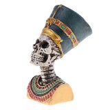 Maxbell 2.56'' Ancient Egyptian Skeleton Sculpture Resin Skull Figurine Statue for Home Decor