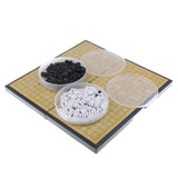 Maxbell Chinese Board Game Weiqi Checkers Folding Table Magnetic Go Chess Game Set