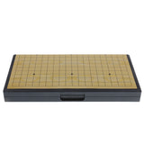 Maxbell Chinese Board Game Weiqi Checkers Folding Table Magnetic Go Chess Game Set