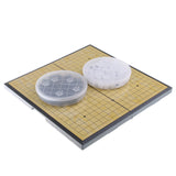 Maxbell Chinese Board Game Weiqi Checkers Folding Table Magnetic Go Chess Game Set