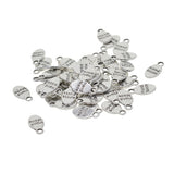 Maxbell 50 Pieces Alloy Oval 