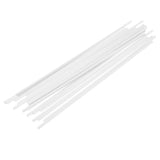Maxbell 20Pcs 250mm Length ABS Plastic Square Rod Architectural Model Making Building DIY
