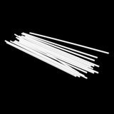 Maxbell 20Pcs 250mm Length ABS Plastic Square Rod Architectural Model Making Building DIY