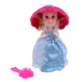 Maxbell Sweet Vanilla Cupcake Lorie Dolls Toys with Surprise, Cake Transform to Princess Doll