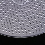 Maxbell 3 Piece 15cm Large Round Fuse Beads Boards Clear Plastic Pegboards Peg Board for Kids DIY Craft Educational Toys